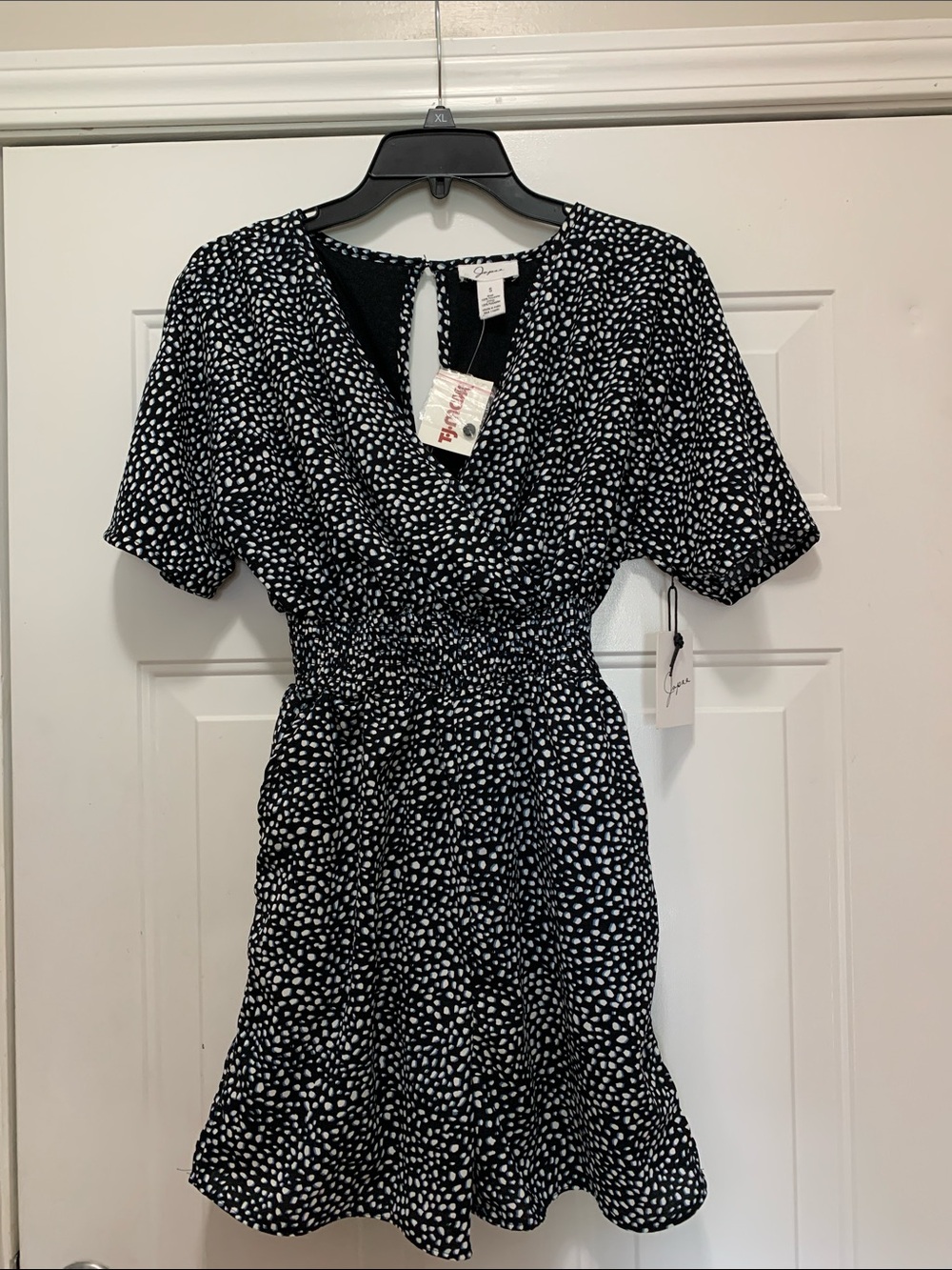 3/$15 NWT Japna Black & White Romper